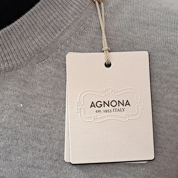 $1,300 Agnona NWT Cashmere & Silk Pullover Sweater Size XXL ON SALE $499 - Picture 2 of 8